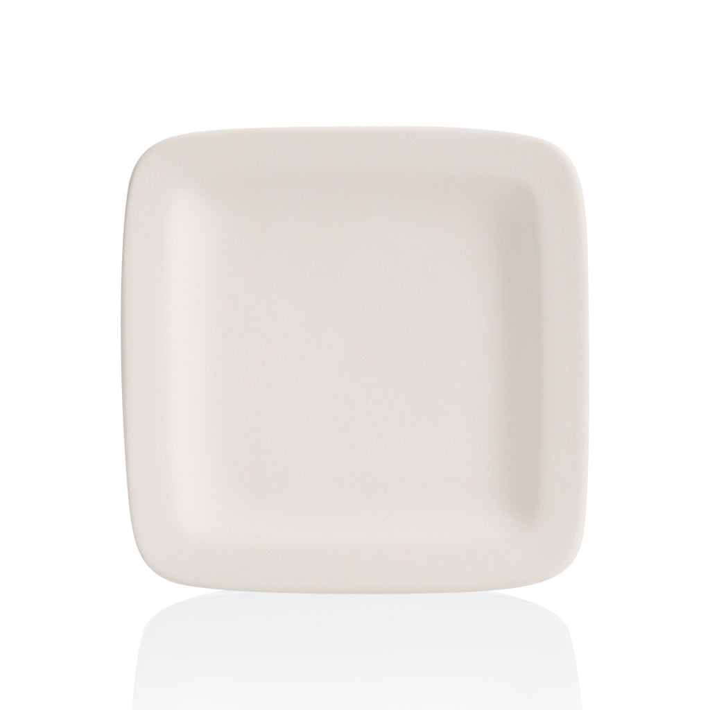 Square Rimmed Salad Plate