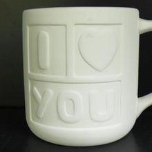 Load image into Gallery viewer, I Love You Block Mug
