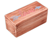 Load image into Gallery viewer, Woodgrain Love Box
