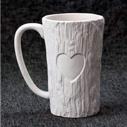 Carved Heart Mug